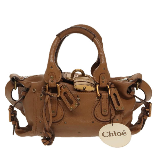 Chloé Paddington, Brown, Leather, handbag