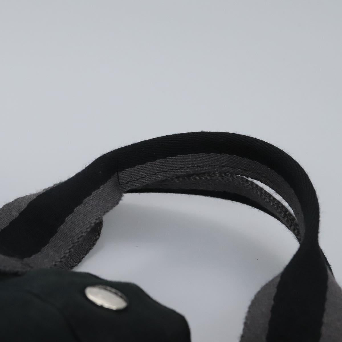Hermès Toto, Black, Canvas, tote