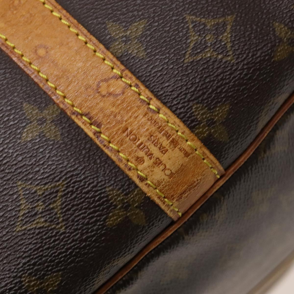 Louis Vuitton Keepall Bandouliere 55, Brown, Canvas, travel
