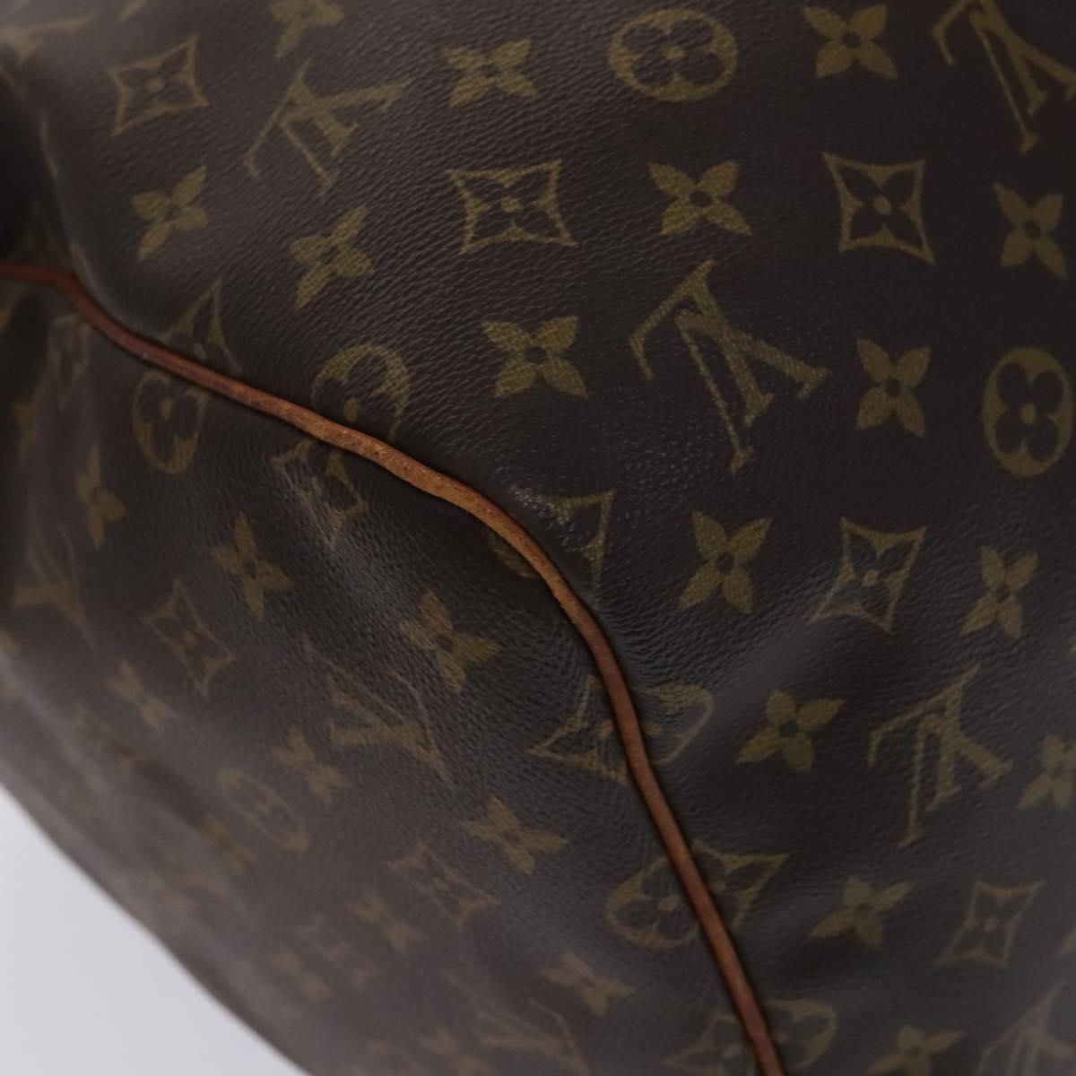 Louis Vuitton Keepall 55, Brown, Canvas, travel