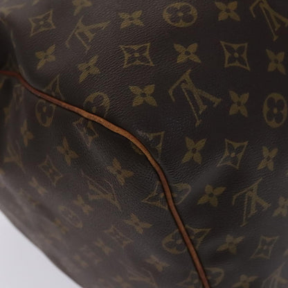 Louis Vuitton Keepall 55, Brown, Canvas, travel