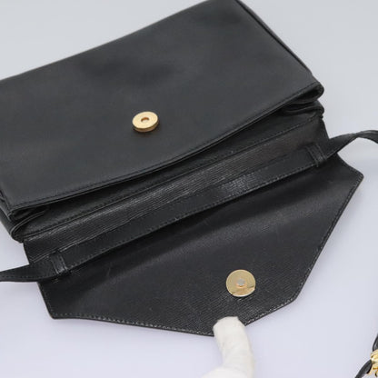 Céline Logo du cercle, Black, Leather, shoulder
