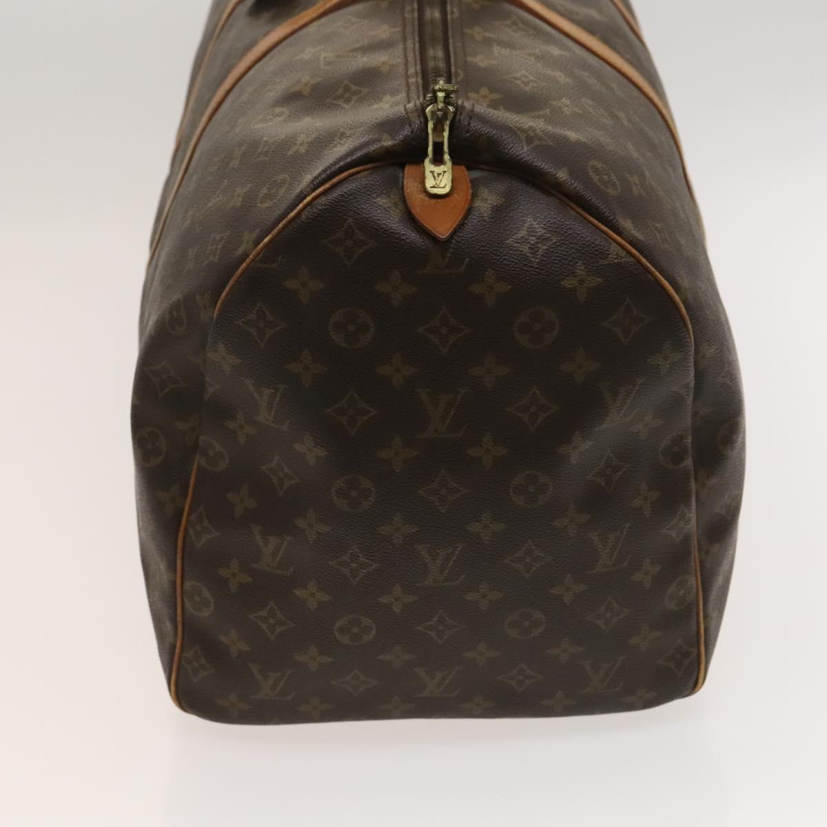 Louis Vuitton Keepall 60, Brown, Canvas, travel