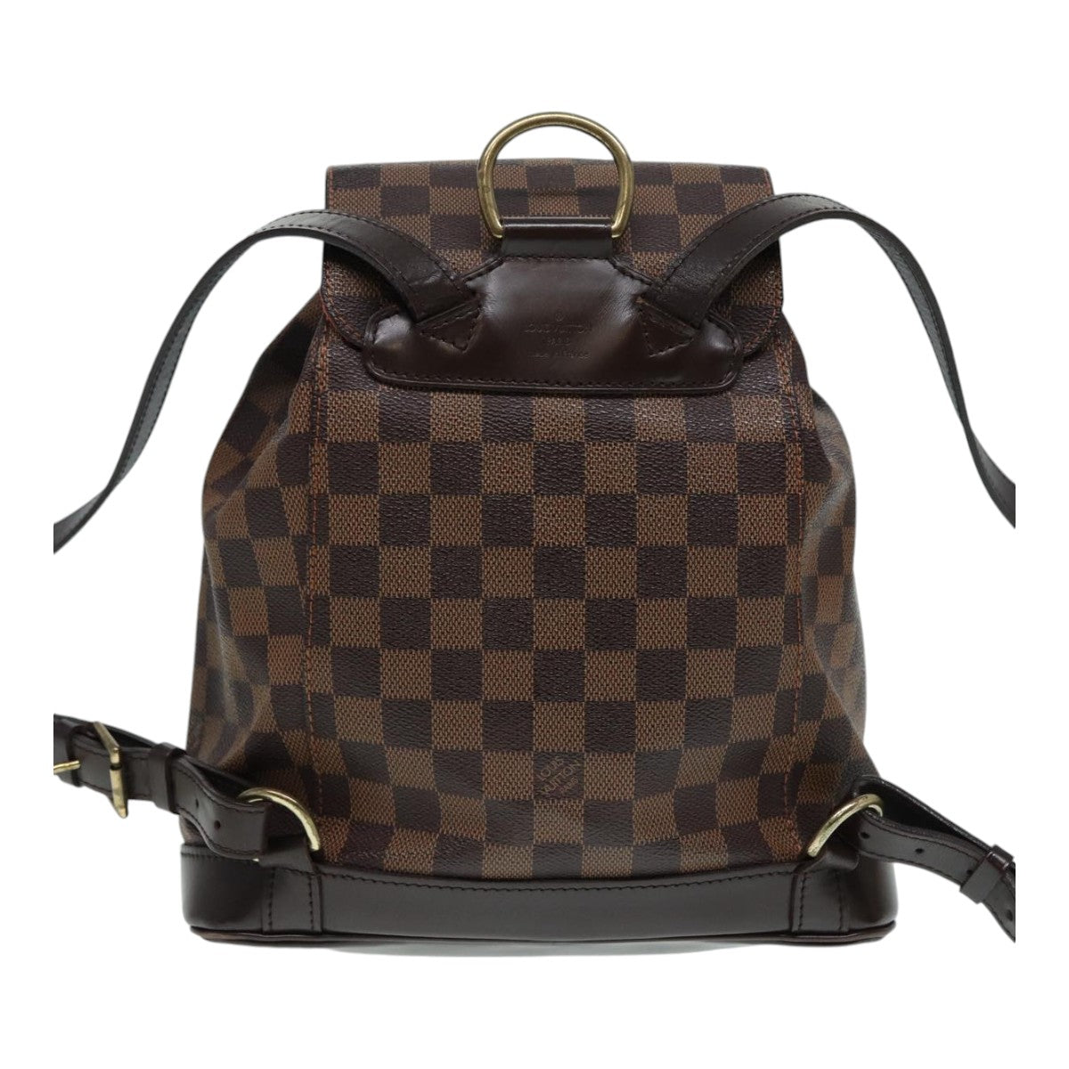 Louis Vuitton Montsouris, Brown, Canvas, backpack