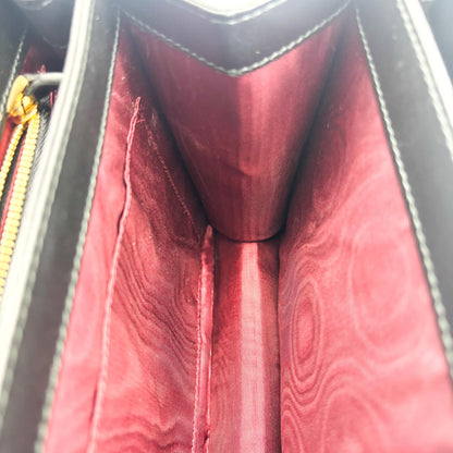 Gucci Zumi Leather, Black, Leather, Shoulder Bag