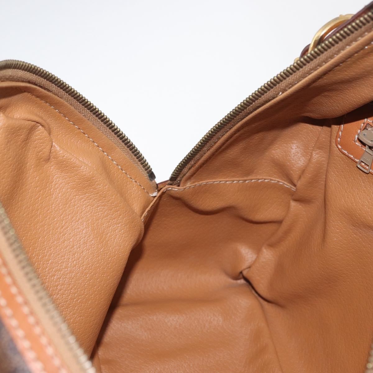 Celine Backpack Leather, Brown, Canvas, Backpack