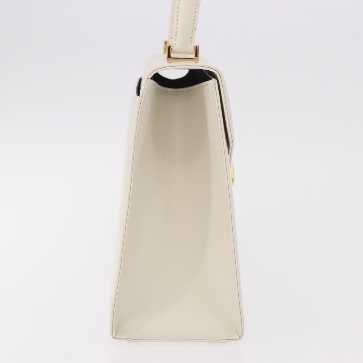 Saint Laurent Vintage handbag Leather, White, Leather, Handbag