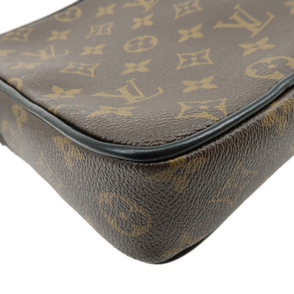 Louis Vuitton Christopher Wearable Macassar Monogram Canvas, Brown, Canvas, Crossbody Bag