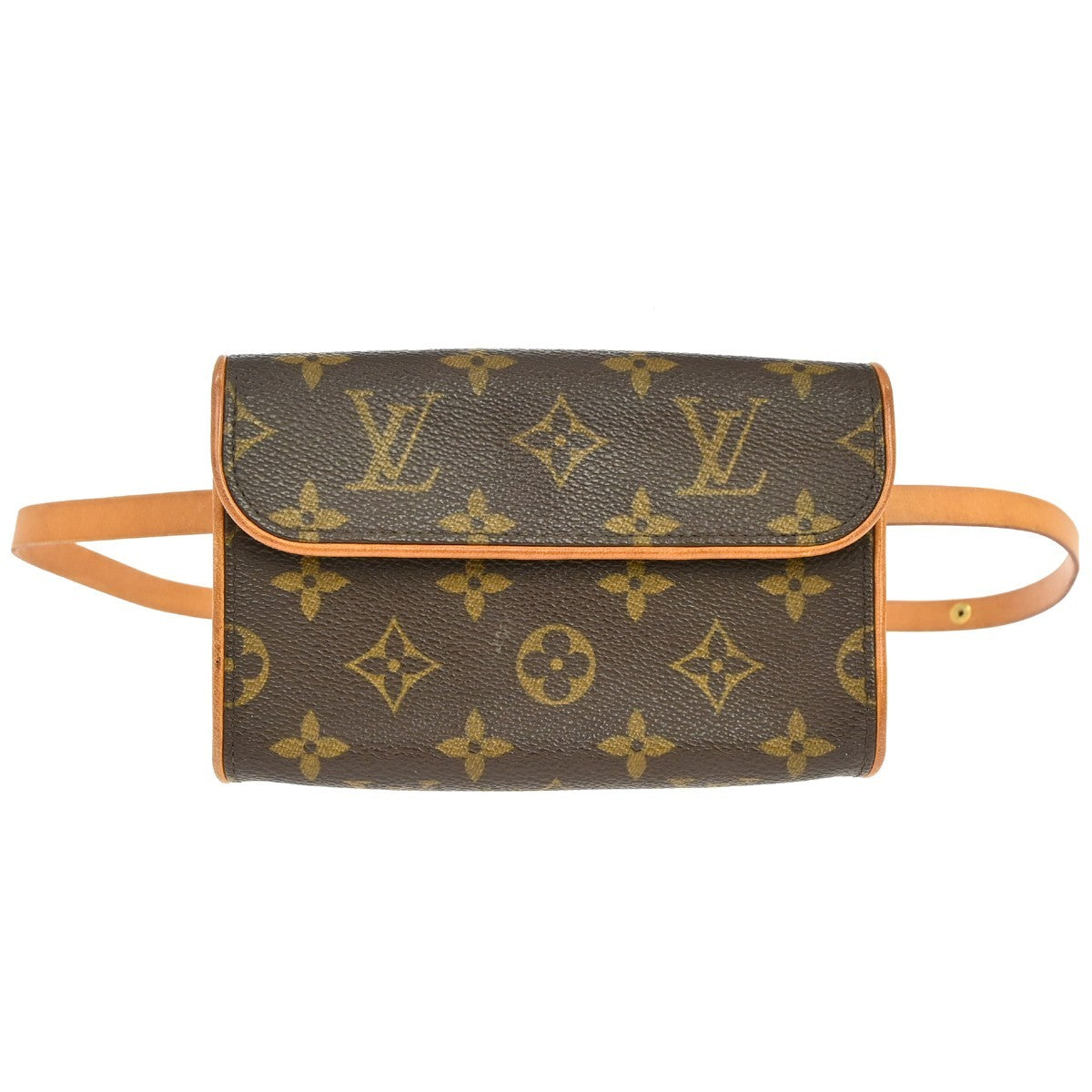 Louis Vuitton Florentine Monogram, Brown, Canvas, Clutch