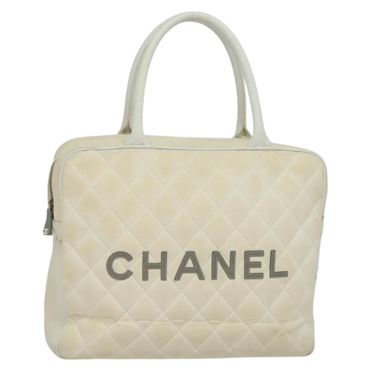 Chanel Sport line, White, Canvas, travel