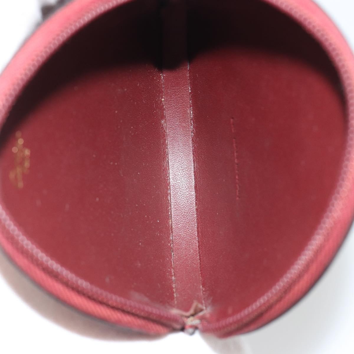 Cartier Must de Cartier Leather, Burgundy, Leather, Wallet