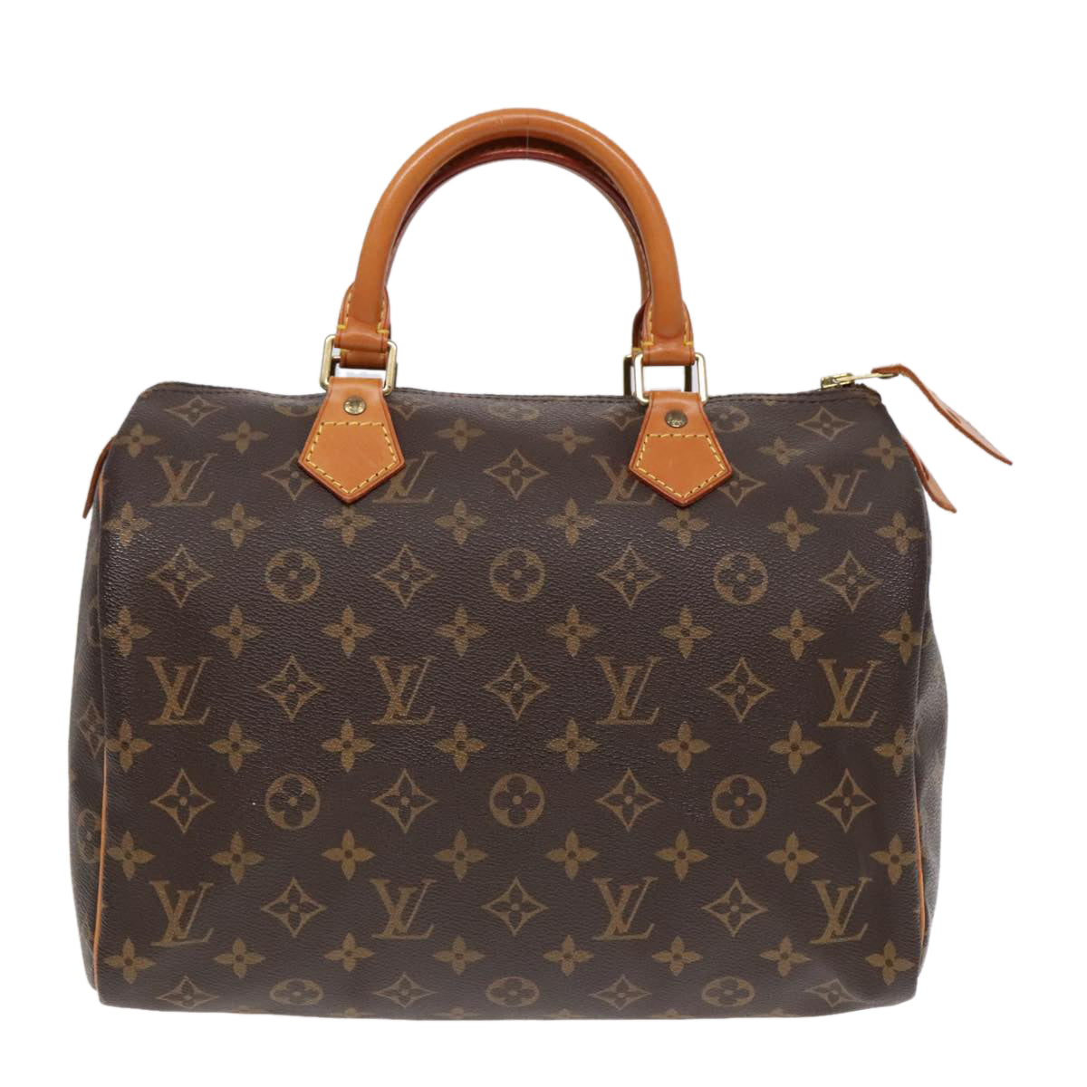 Louis Vuitton Speedy 30, Red, Canvas, handbag