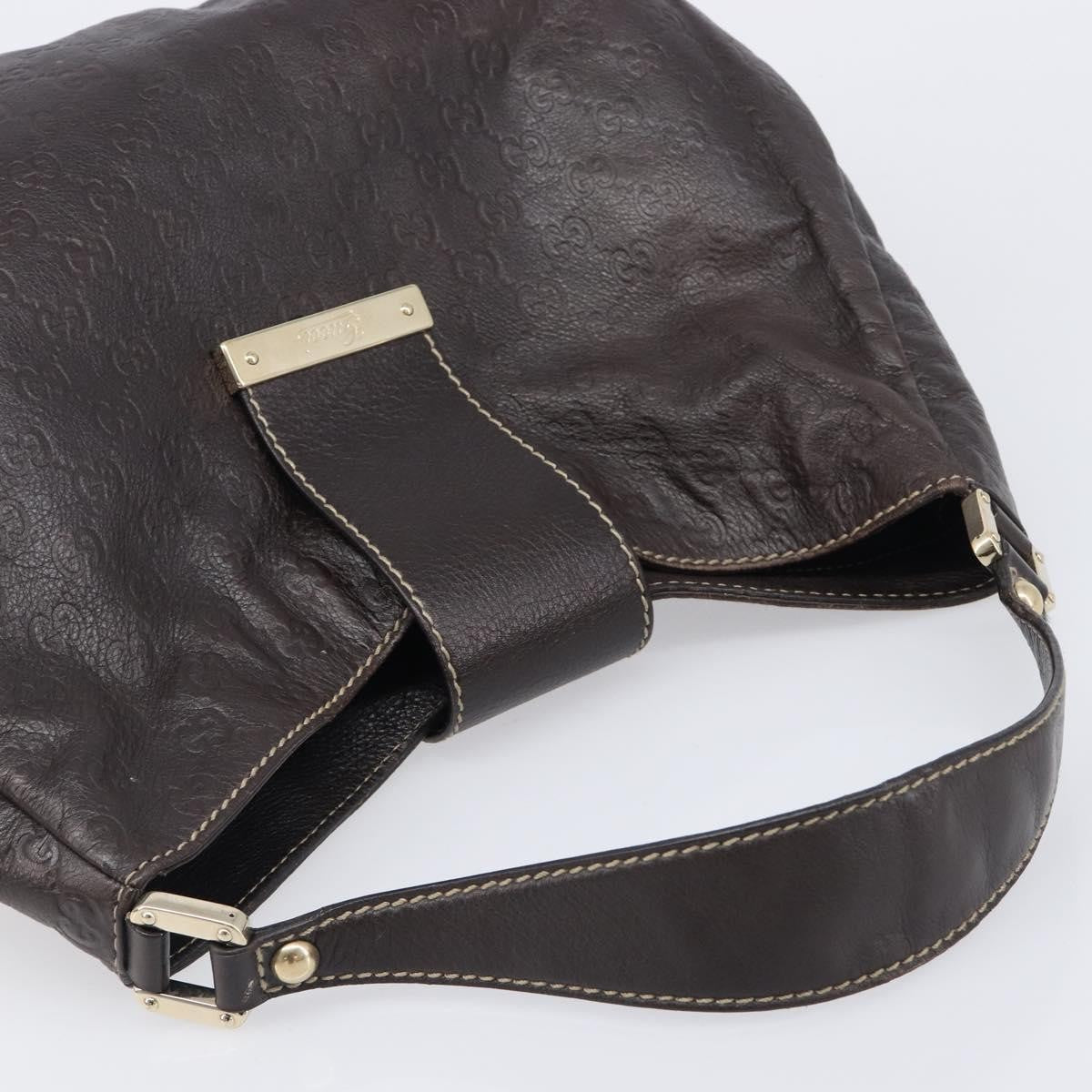 Gucci New Ladies Web Hobo Guccissima Leather, Brown, Leather, Shoulder Bag