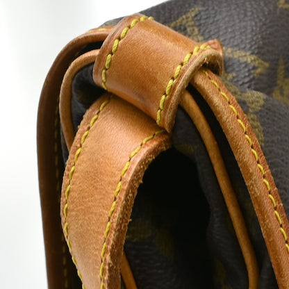 Louis Vuitton Saumur Monogram Canvas, Brown, Canvas, Shoulder Bag
