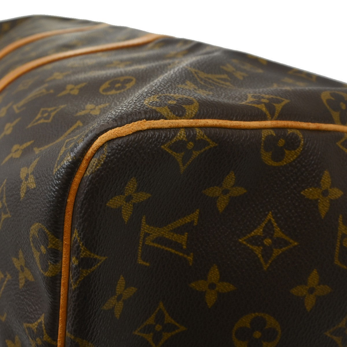 Louis Vuitton Keepall Monogram Canvas, Brown, Canvas, Travel Bag