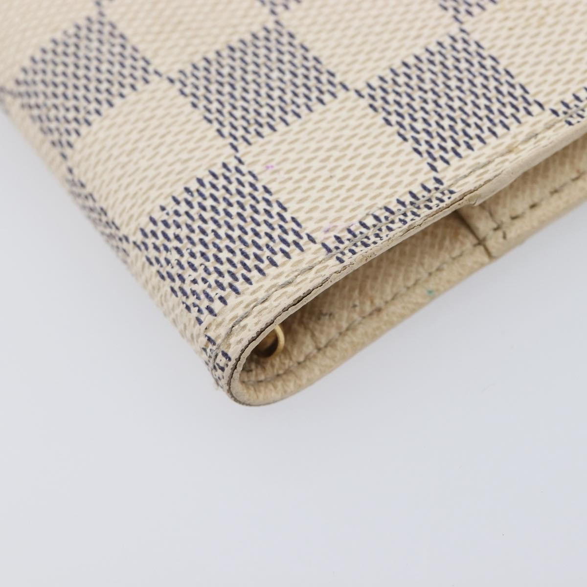 Louis Vuitton Ring Agenda Cover Damier, Beige, Canvas, Briefcase