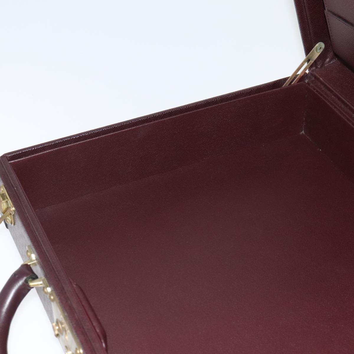 Louis Vuitton Diplomate, Burgundy, Leather, travel