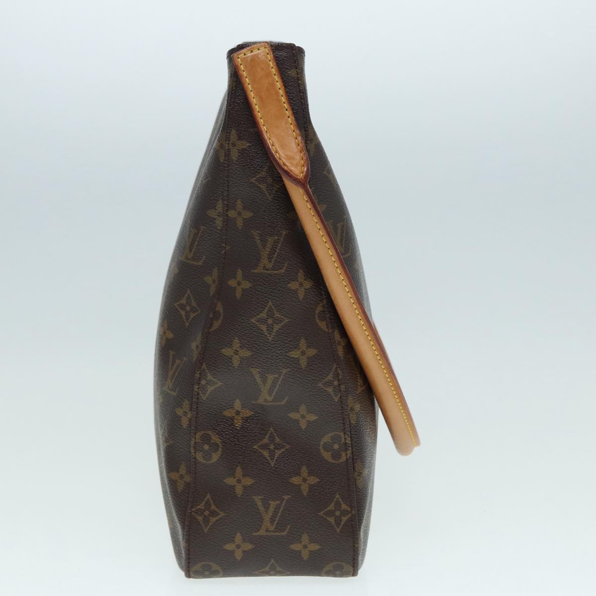 Louis Vuitton Looping GM, Blue, Canvas, shoulder