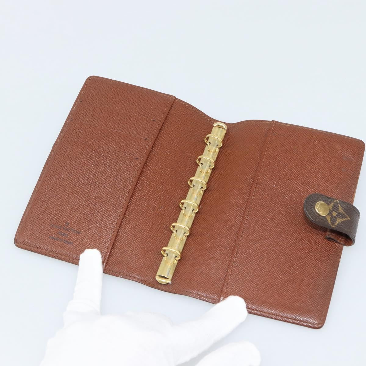 Louis Vuitton Agenda Cover Monogram Canvas, Brown, Canvas, Wallet