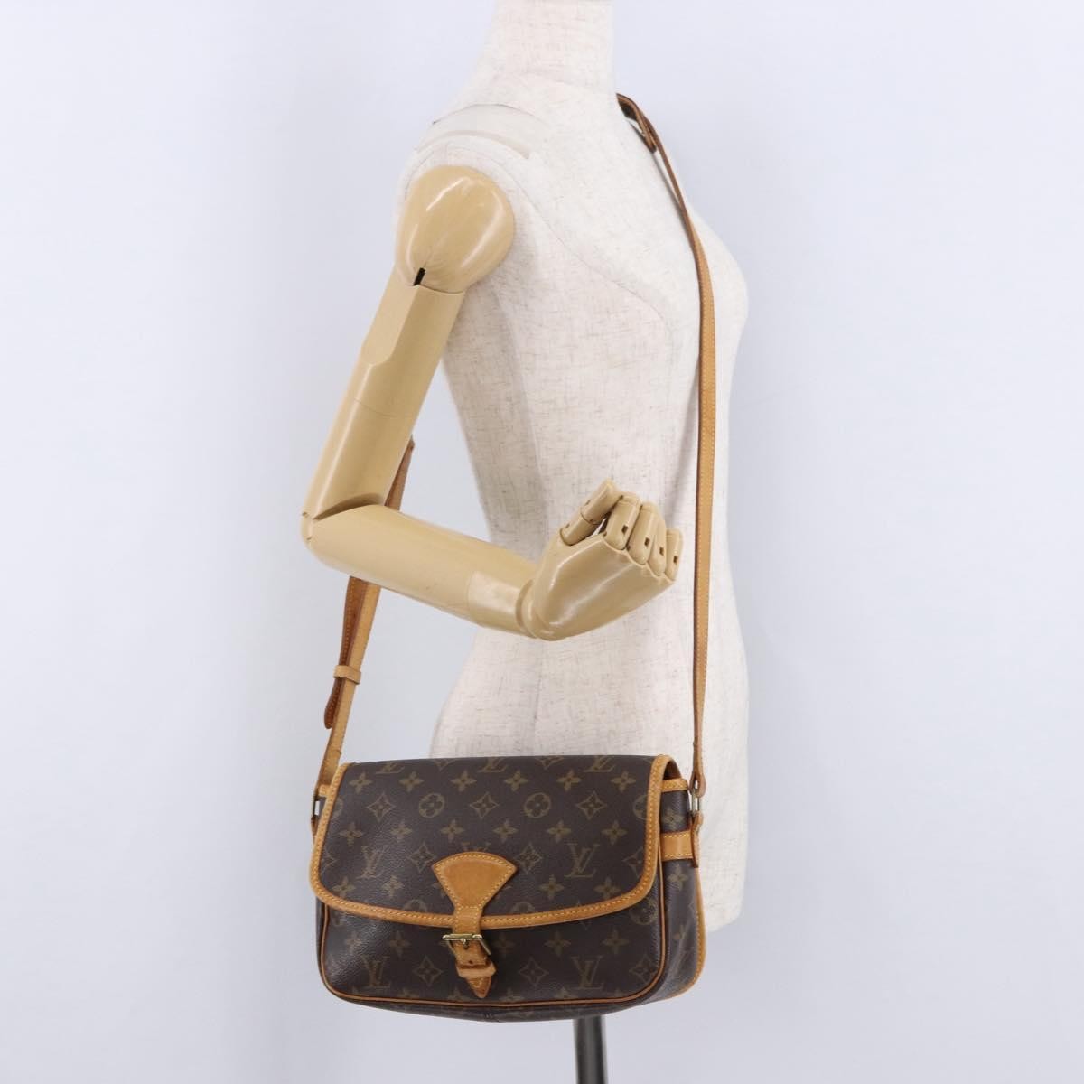Louis Vuitton Sologne Monogram, Brown, Canvas, Shoulder Bag