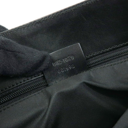 Gucci Tote GG Canvas and Leather, Black, Canvas, Tote Bag