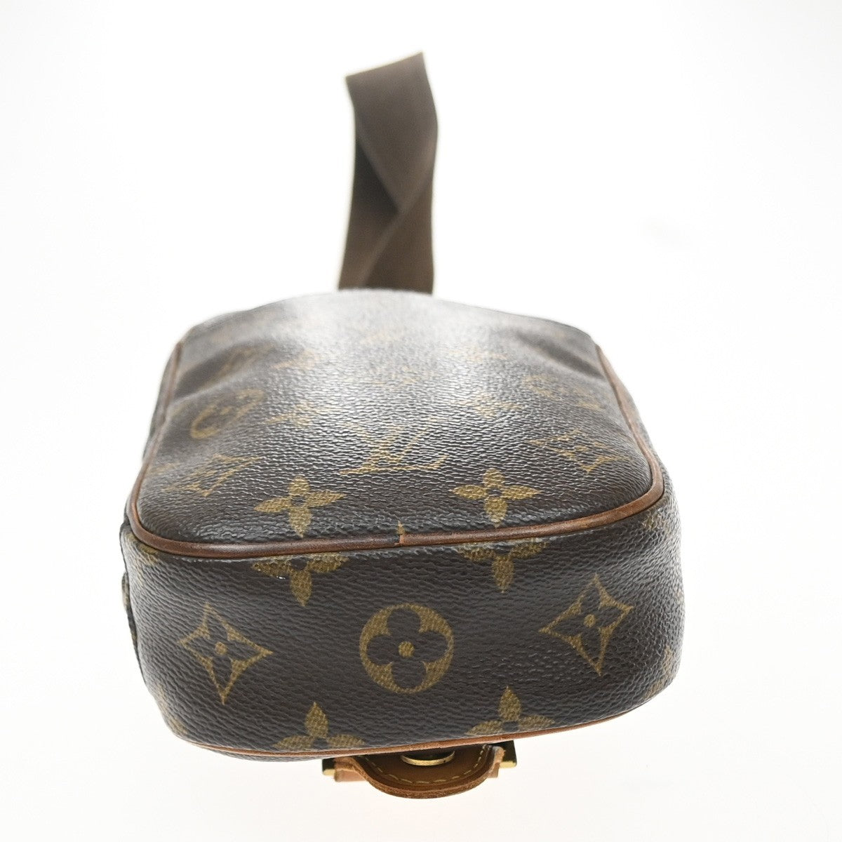 Louis Vuitton Pochette Gange Monogram Canvas, Brown, Canvas, Clutch