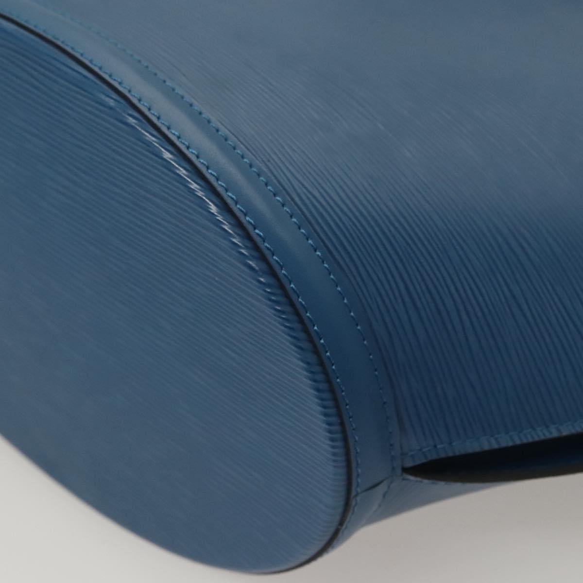 Louis Vuitton Saint Jacques Handbag Epi Leather, BLUE, LEATHER, Handbag