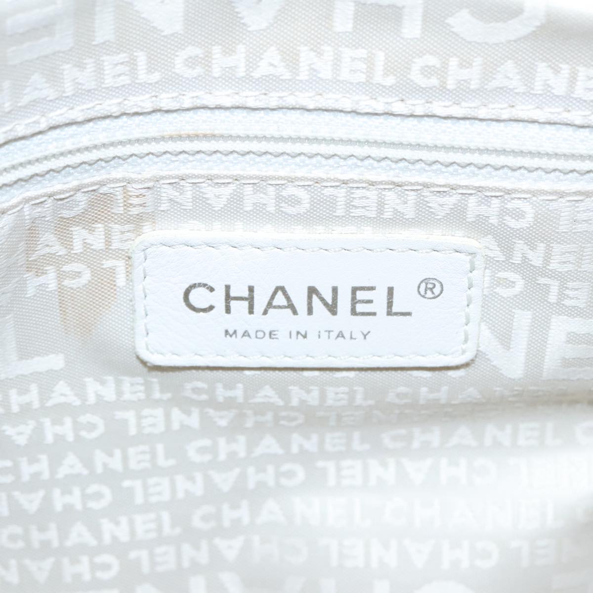 Chanel, Beige, Cotton, handbag