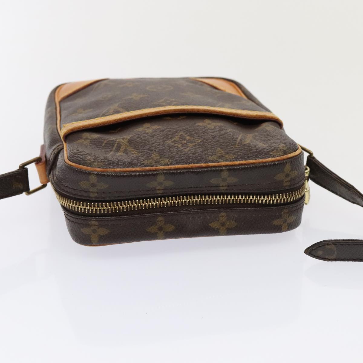 Louis Vuitton Danube, Brown, Canvas, shoulder