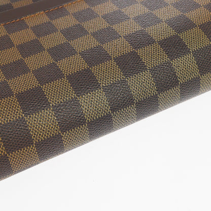 Louis Vuitton Pochette Saint Louis Damier, Brown, Canvas, Clutch