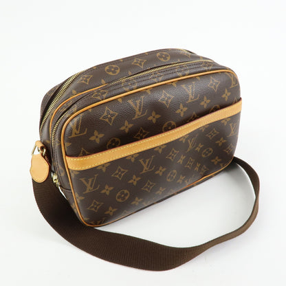 Louis Vuitton Reporter Monogram Canvas, Brown, Canvas, Shoulder Bag