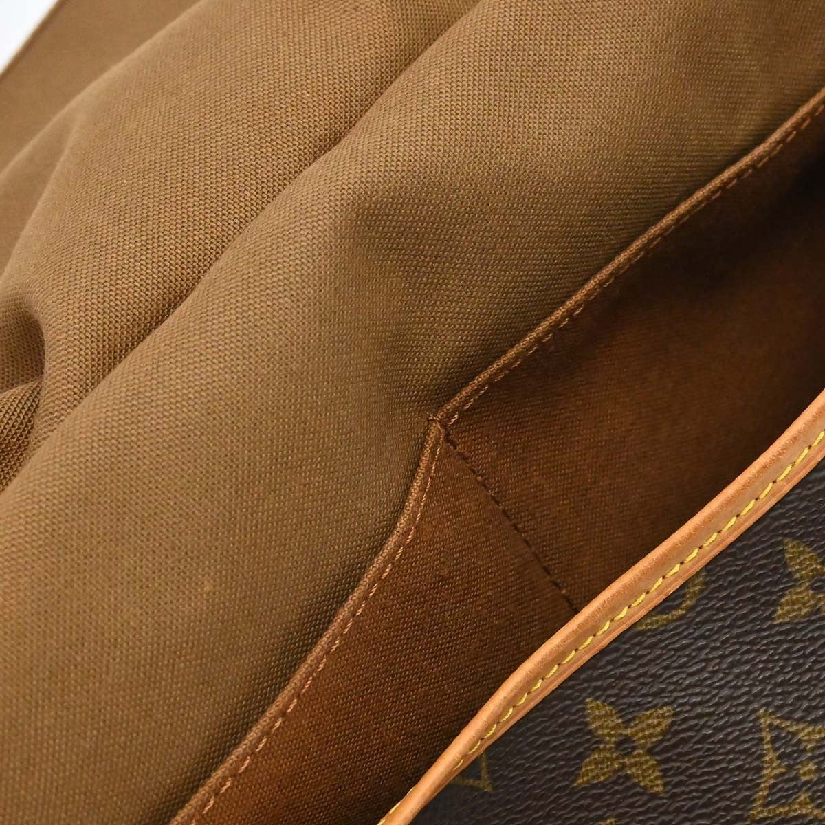 Louis Vuitton Saumur Monogram Canvas, Brown, Canvas, Shoulder Bag