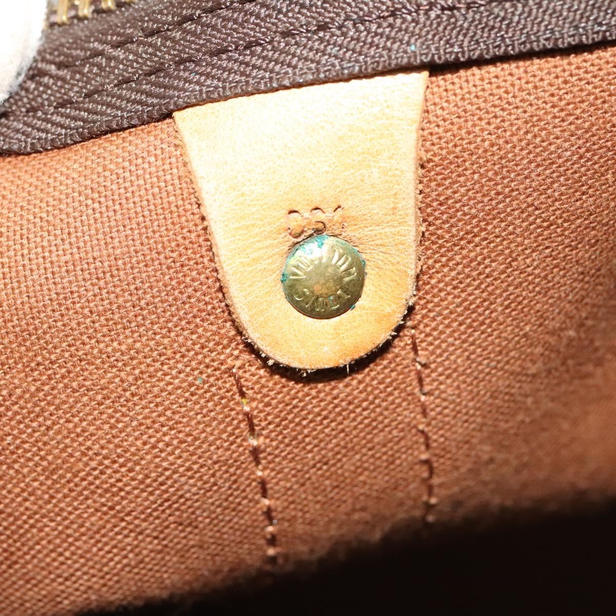 Louis Vuitton Keepall 55, Brown, Canvas, travel