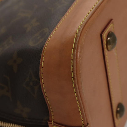 Louis Vuitton Alma, Brown, Canvas, handbag