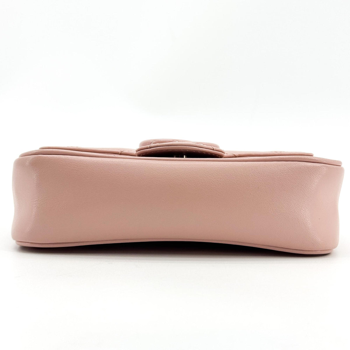 Gucci GG Marmont Flap Matelasse Leather, Pink, Leather, Handbag