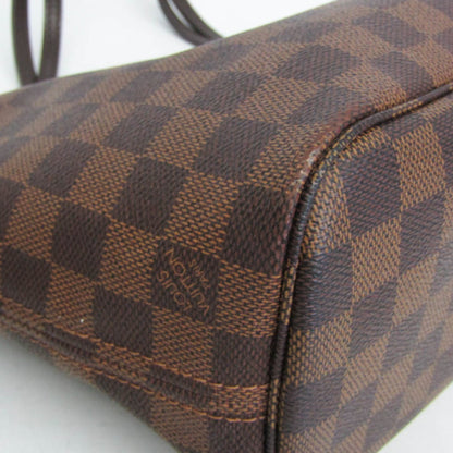 Louis Vuitton Neverfull Damier, Brown, Canvas, Tote Bag