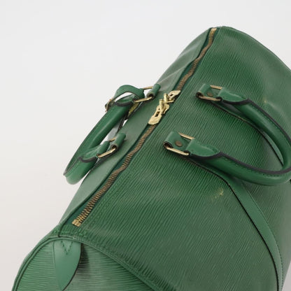 Louis Vuitton Keepall Bag Epi Leather, Green, Leather, Travel Bag
