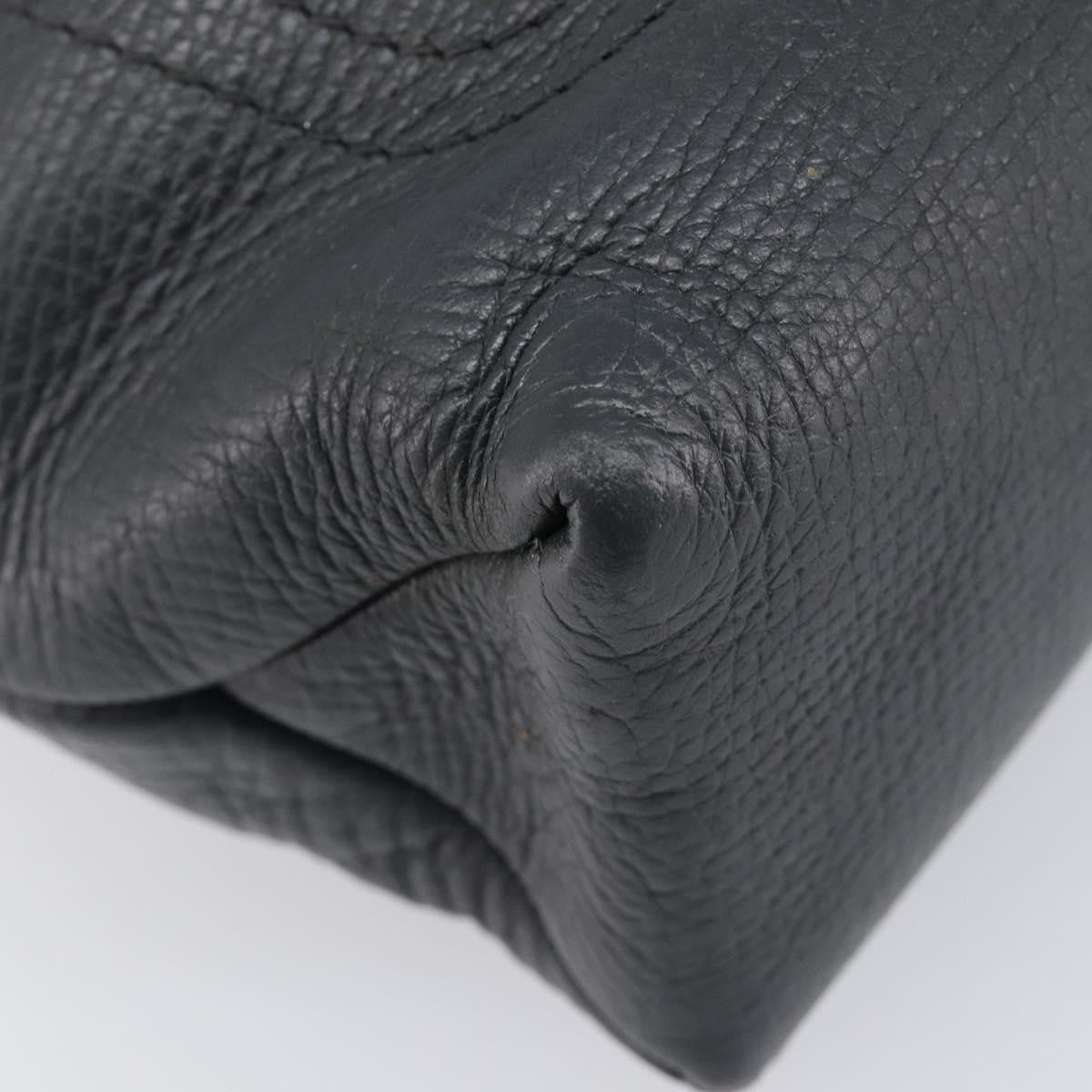 Louis Vuitton Shawnee Pochette Utah Leather, Gray, Leather, Clutch