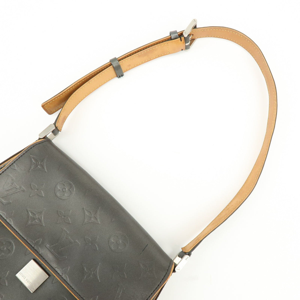 Louis Vuitton Mat Webster Street Monogram Vernis, Black, Leather, Handbag