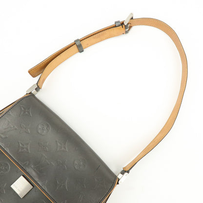 Louis Vuitton Mat Webster Street Monogram Vernis, Black, Leather, Handbag