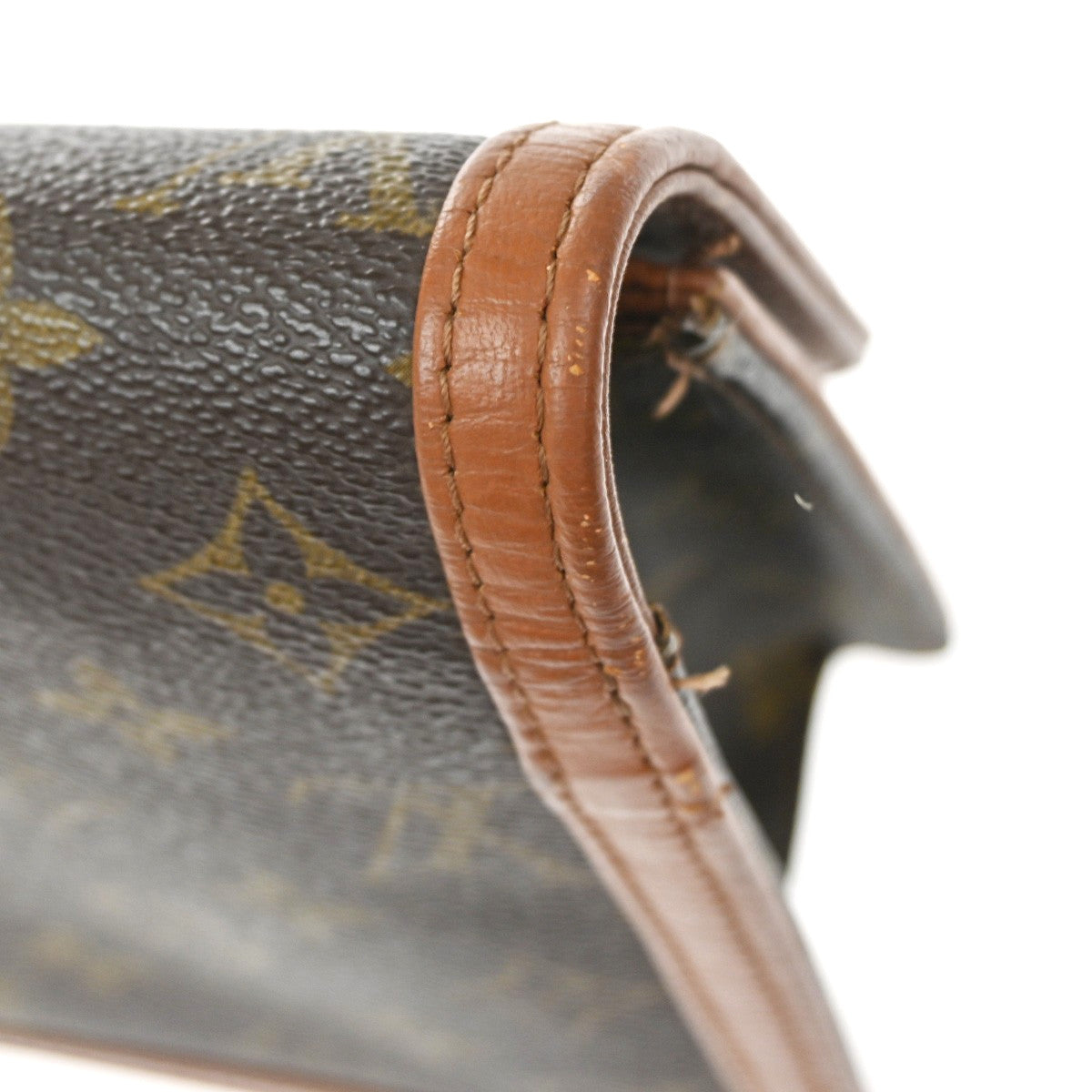 Louis Vuitton Dame Pochette Monogram Canvas, Brown, Leather, Clutch
