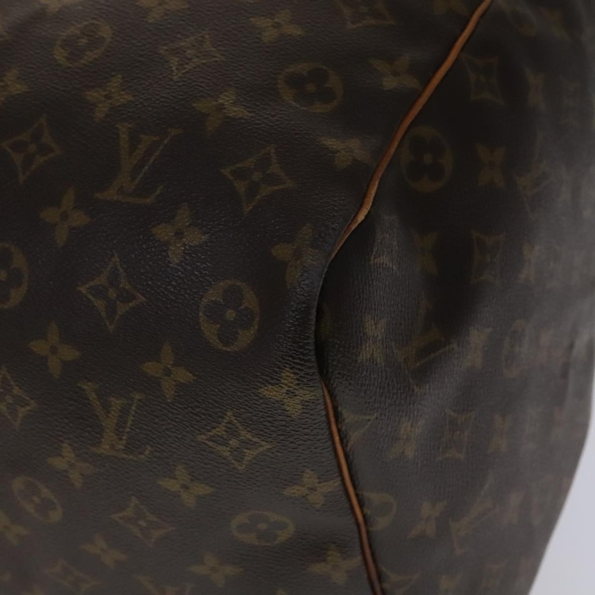 Louis Vuitton Keepall 60, Brown, Canvas, travel