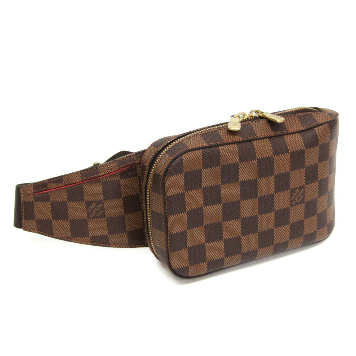 Louis Vuitton Geronimos Waist Damier Ebene, Brown, Canvas, Shoulder Bag