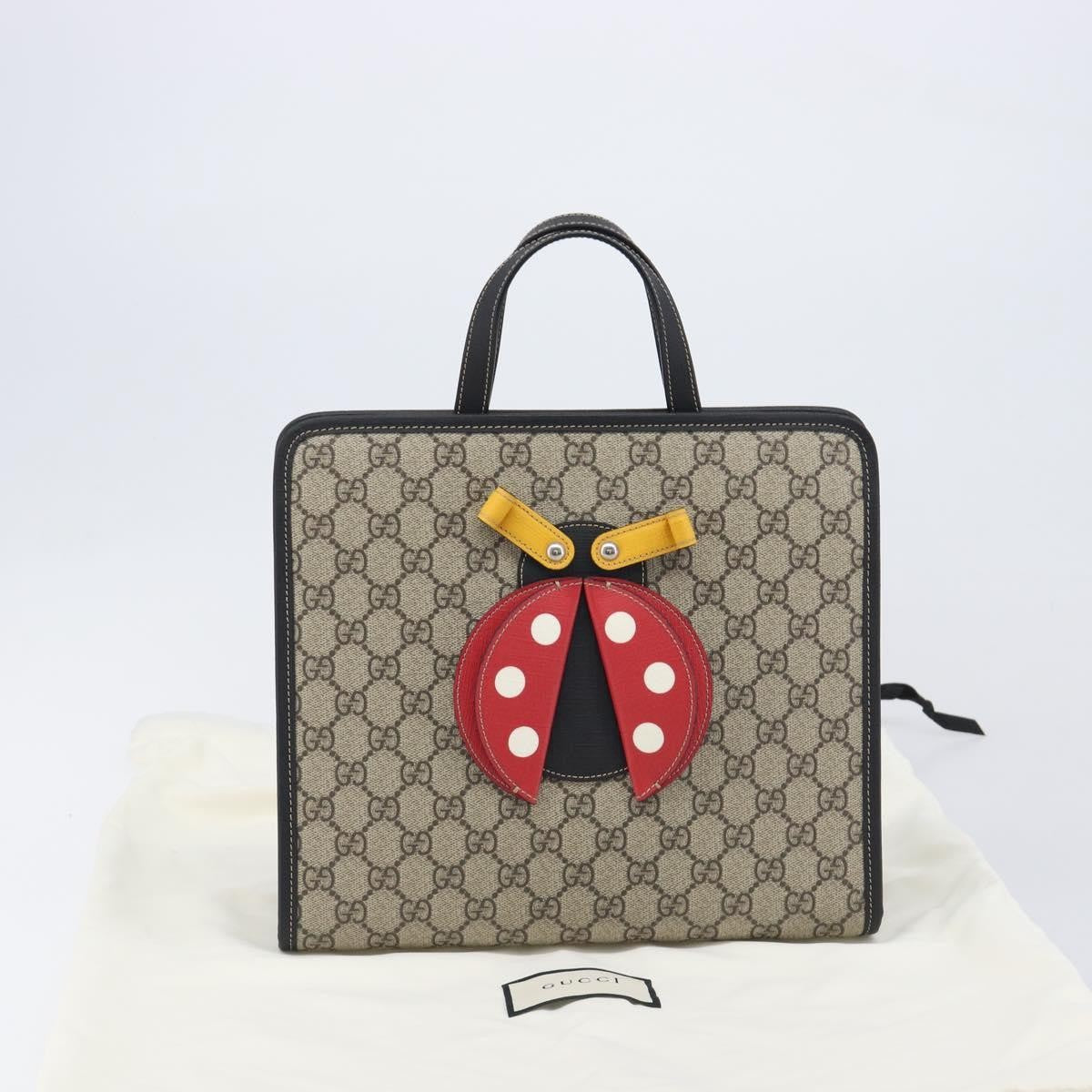 Gucci Children's Convertible GG Coated Canvas with Applique, Beige, Canvas, Tote Bag