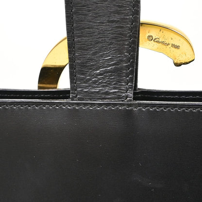 Cartier Panthère Leather, Black, Leather, Handbag
