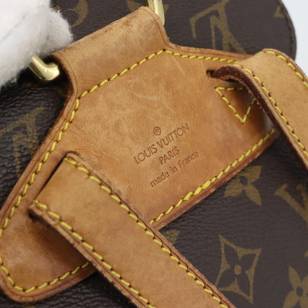 Louis Vuitton Vintage Montsouris Monogram Canvas, Brown, Canvas, Backpack