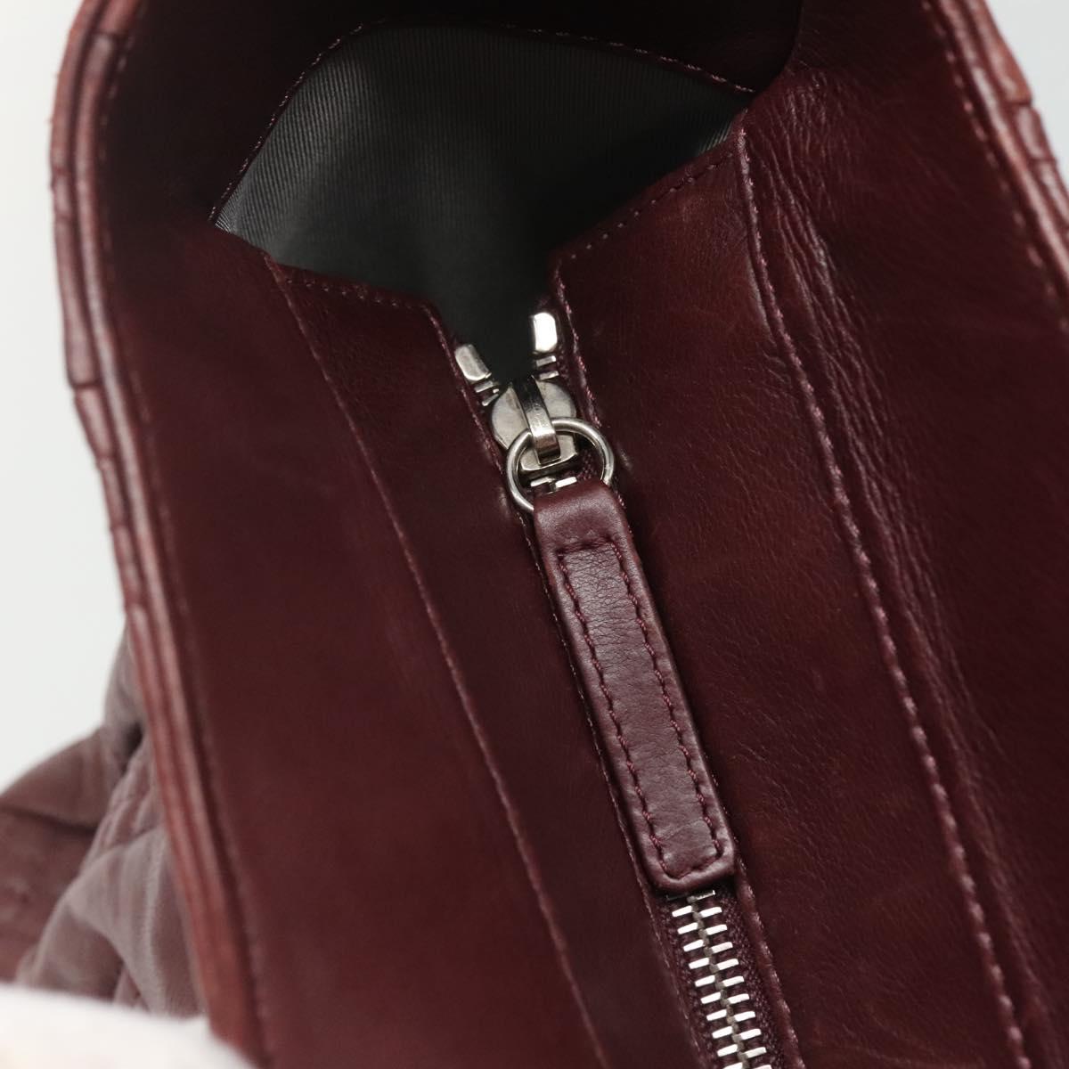 Chanel Grand Shopping, Burgundy, Leather, tote