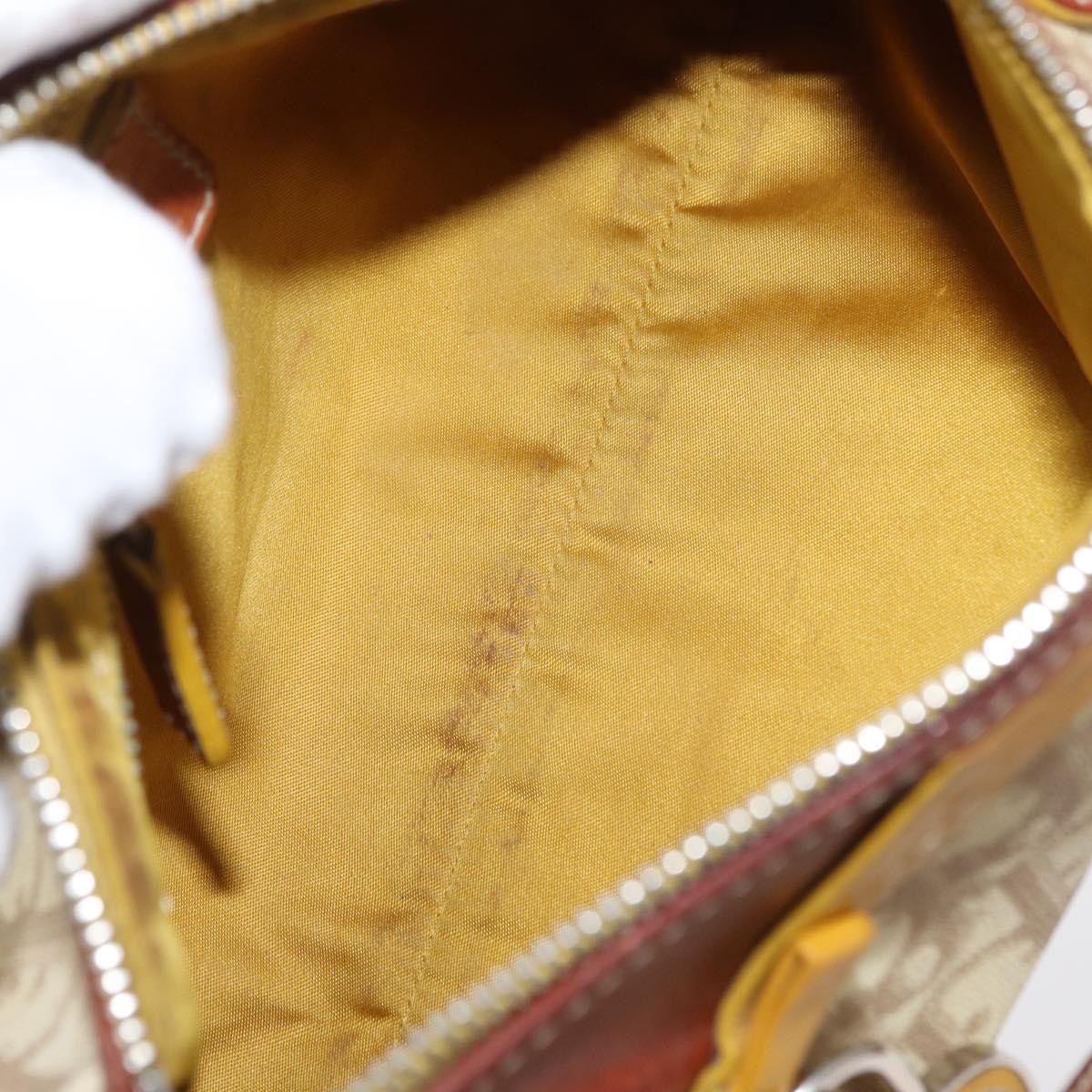 Christian Dior Vintage Trotter Romantique Diorissimo Coated Canvas, Beige, Canvas, Shoulder Bag