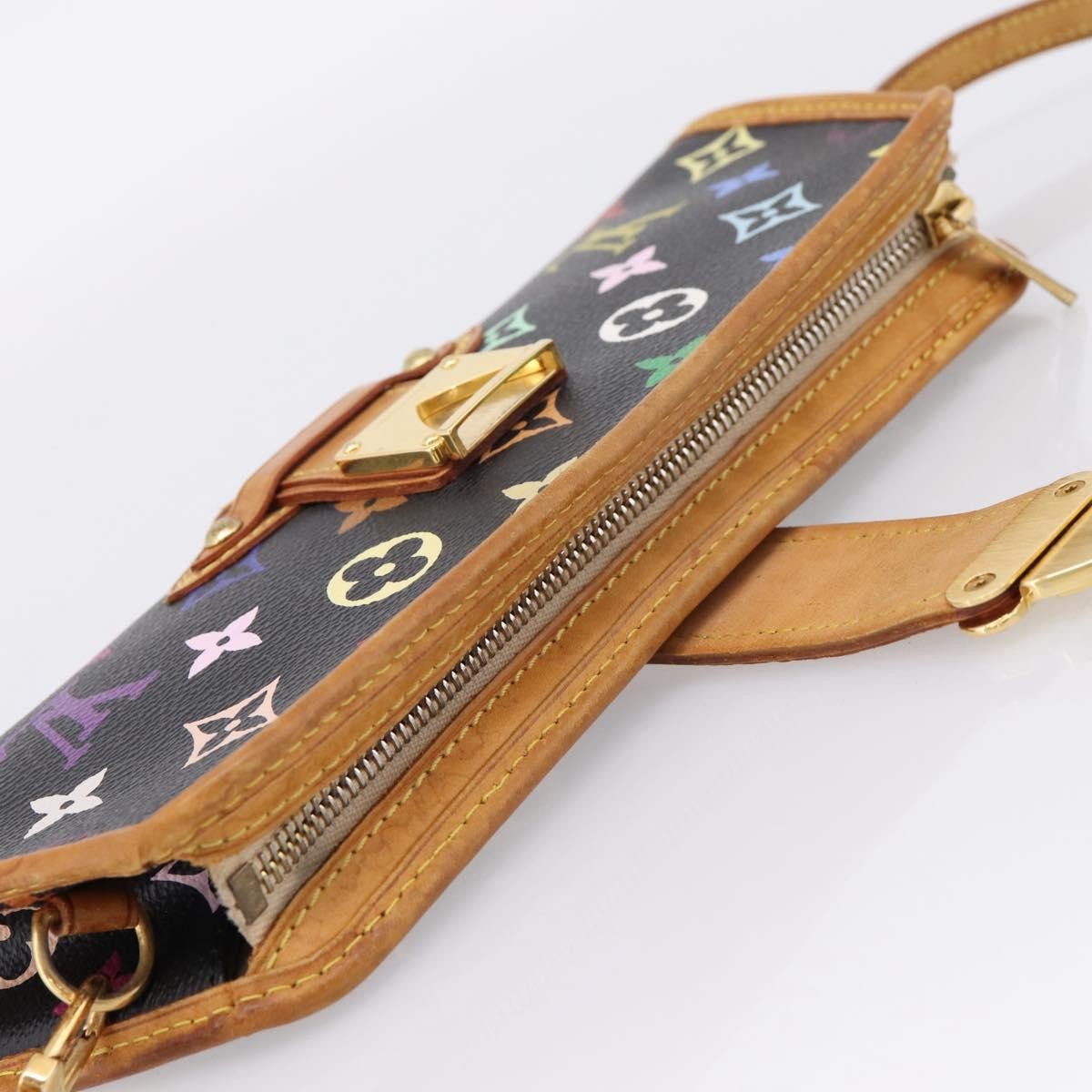 Louis Vuitton Shirley Monogram Multicolor, Black, Canvas, Handbag