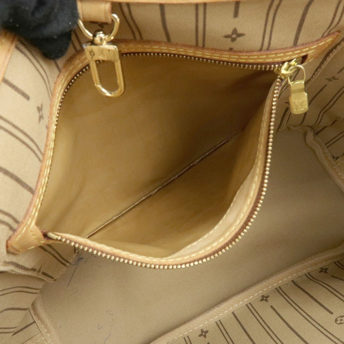 Louis Vuitton Neverfull Monogram Canvas, Brown, Canvas, Tote Bag